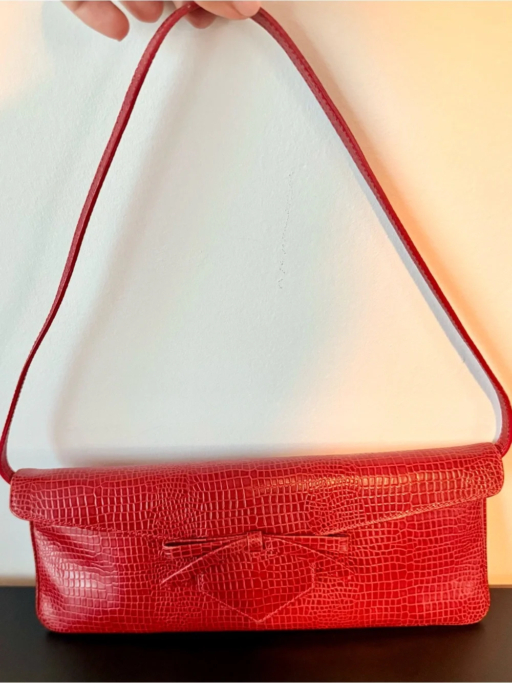 Emporio Armani sleek red